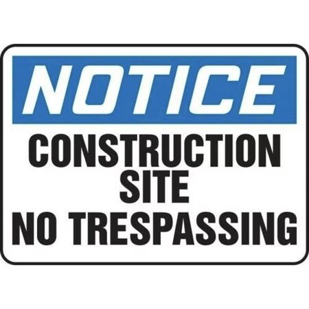 Accuform OSHA NOTICE SAFETY SIGN CONSTRUCTIO MADM644VS MADM644VS